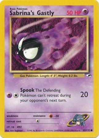 [PKM] Sabrina's Gastly (93/132) [Gym Heroes Unlimited]