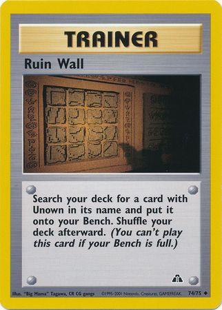 [PKM] Ruin Wall (74/75) [Neo Discovery Unlimited]