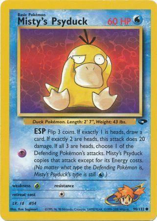 [PKM] Misty's Psyduck (90/132) [Gym Challenge Unlimited]