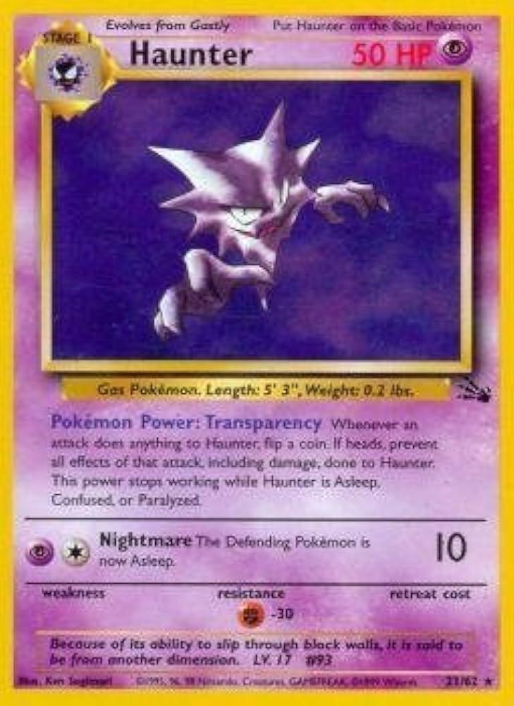 [PKM] Haunter (21/62) [Fossil Unlimited]