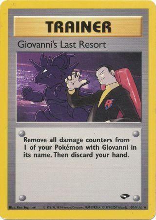 [PKM] Giovanni's Last Resort (105/132) [Gym Challenge Unlimited]