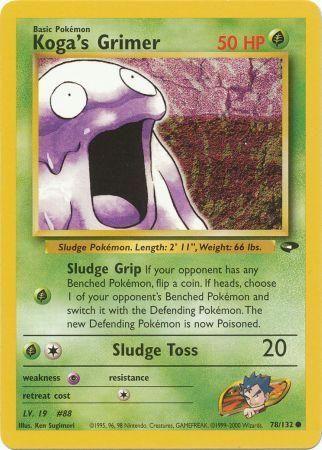 [PKM] Koga's Grimer (78/132) [Gym Challenge Unlimited]