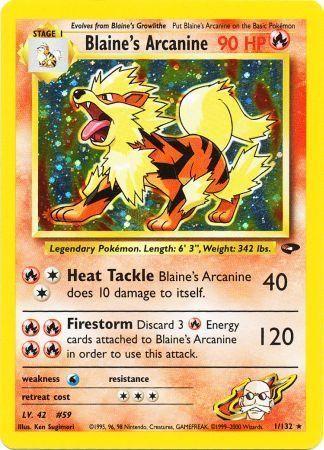 [PKM] Blaine's Arcanine (1/132) [Gym Challenge Unlimited]