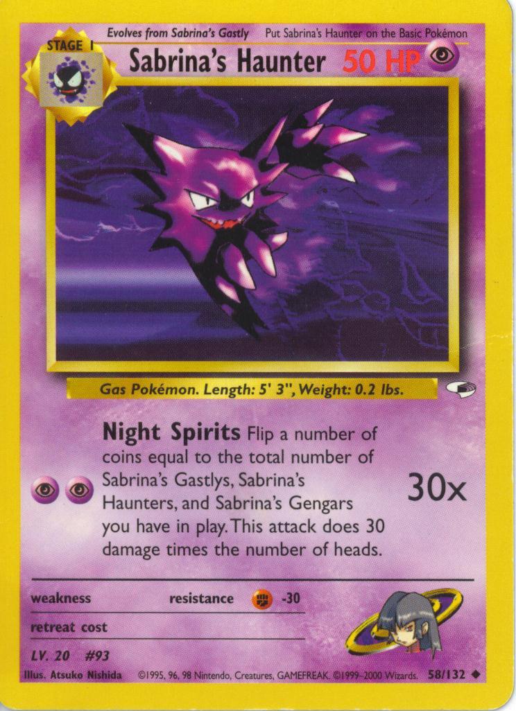 [PKM] Sabrina's Haunter (58/132) [Gym Heroes Unlimited]
