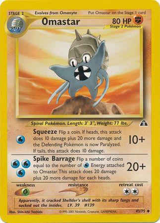 [PKM] Omastar (43/75) [Neo Discovery Unlimited]