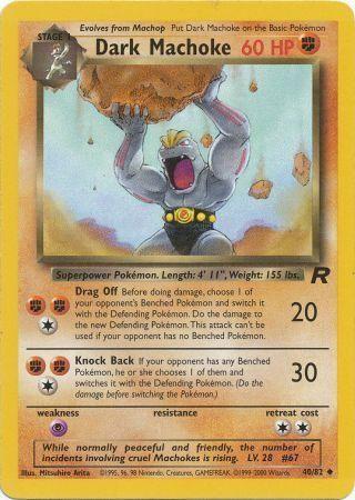 [PKM] Dark Machoke (40/82) [Team Rocket Unlimited]