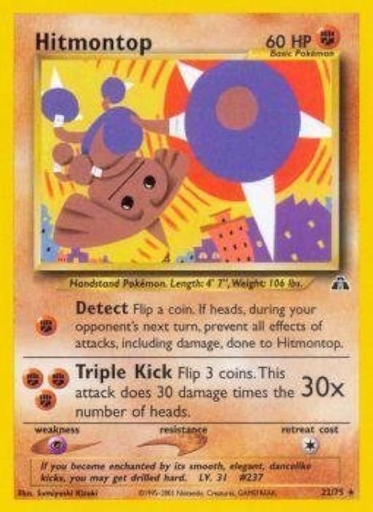 [PKM] Hitmontop (22/75) [Neo Discovery Unlimited]