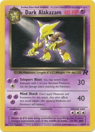 [PKM] Dark Alakazam (18/82) [Team Rocket Unlimited]