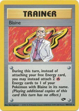 [PKM] Blaine (100/132) [Gym Challenge Unlimited]