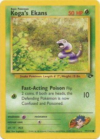 [PKM] Koga's Ekans (77/132) [Gym Challenge Unlimited]