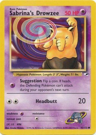 [PKM] Sabrina's Drowzee (92/132) [Gym Heroes Unlimited]