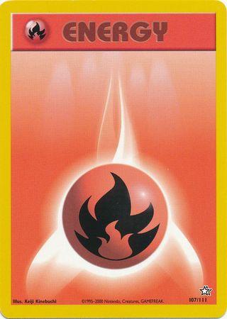 [PKM BE] Fire Energy (107/111) [Neo Genesis Unlimited]