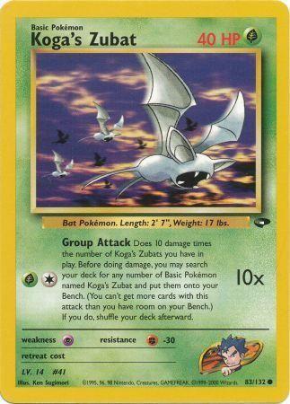 [PKM] Koga's Zubat (83/132) [Gym Challenge Unlimited]