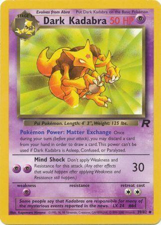 [PKM] Dark Kadabra (39/82) [Team Rocket Unlimited]
