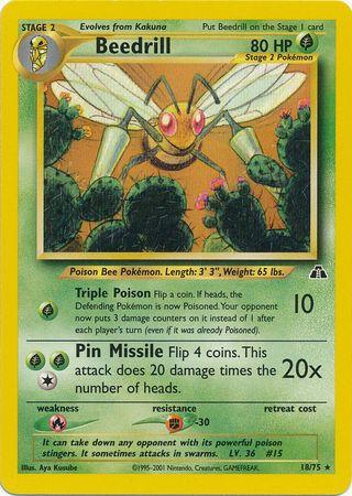 [PKM] Beedrill (18/75) [Neo Discovery Unlimited]