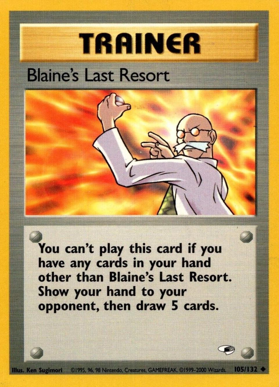 [PKM] Blaine's Last Resort (105/132) [Gym Heroes Unlimited]