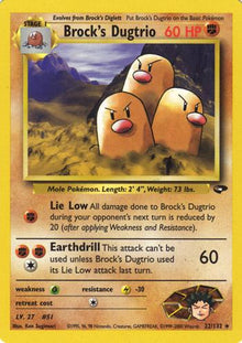 [PKM] Brock's Dugtrio (22/132) [Gym Challenge Unlimited]