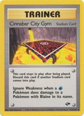 [PKM] Cinnabar City Gym (113/132) [Gym Challenge Unlimited]