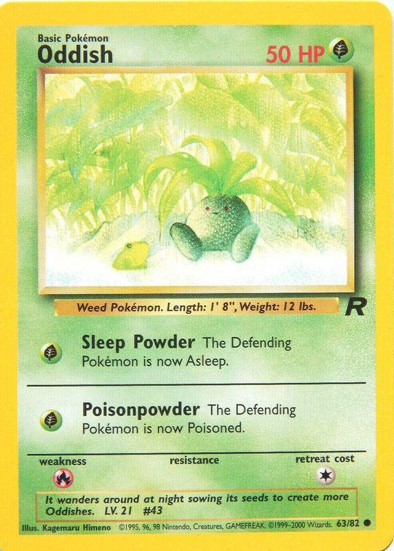 [PKM] Oddish (63/82) [Team Rocket Unlimited]
