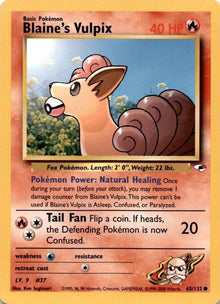 [PKM] Blaine's Vulpix (65/132) [Gym Heroes Unlimited]