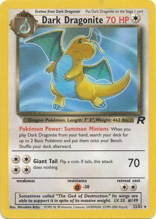 [PKM] Dark Dragonite (22/82) [Team Rocket Unlimited]
