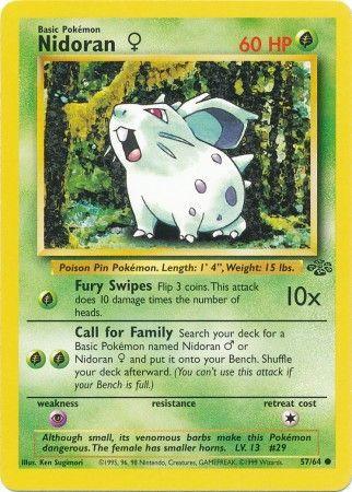 [PKM] Nidoran (57/64) (Female) [Jungle Unlimited]