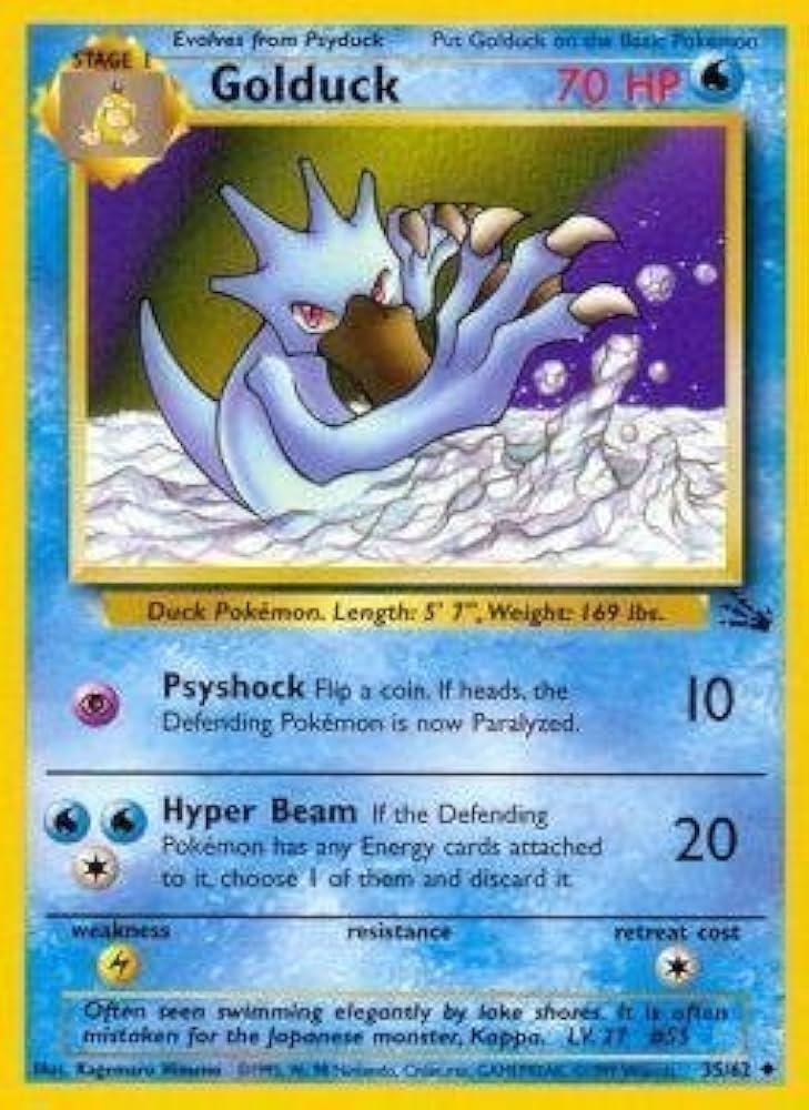 [PKM] Golduck (35/62) [Fossil Unlimited]