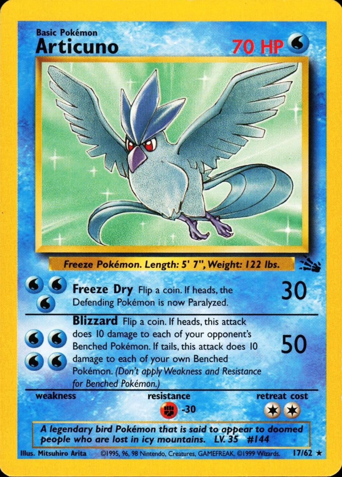 [PKM] Articuno (17/62) [Fossil Unlimited]