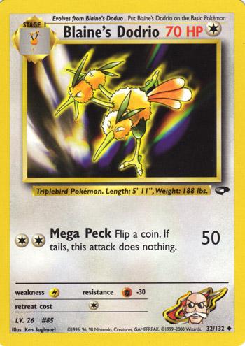 [PKM] Blaine's Dodrio (32/132) [Gym Challenge Unlimited]