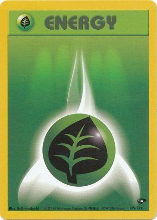 [PKM BE] Grass Energy (129/132) [Gym Challenge Unlimited]