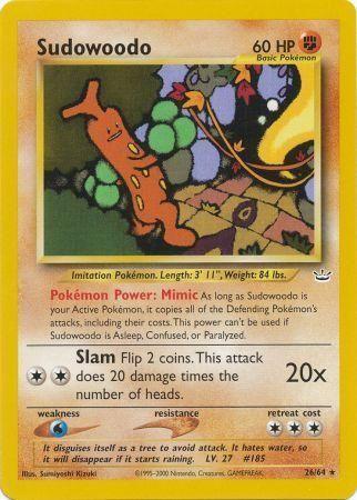 [PKM] Sudowoodo (26/64) [Neo Revelation Unlimited]