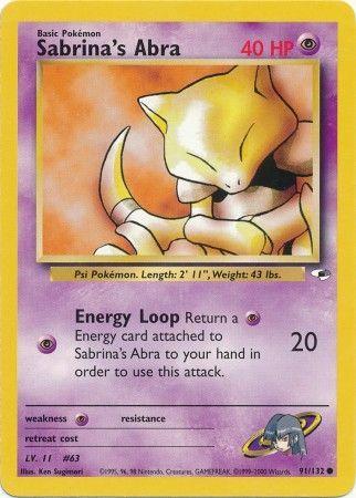 [PKM] Sabrina's Abra (91/132) [Gym Heroes Unlimited]