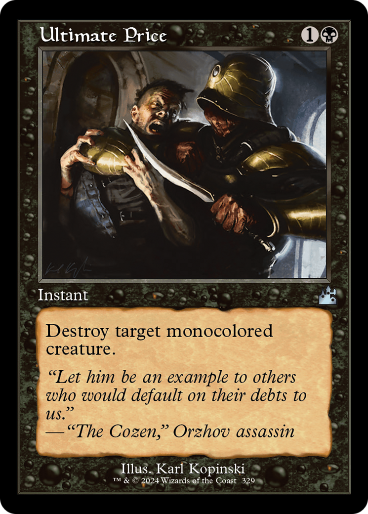 {C} Ultimate Price (Retro Frame) [Ravnica Remastered][RVR 329]