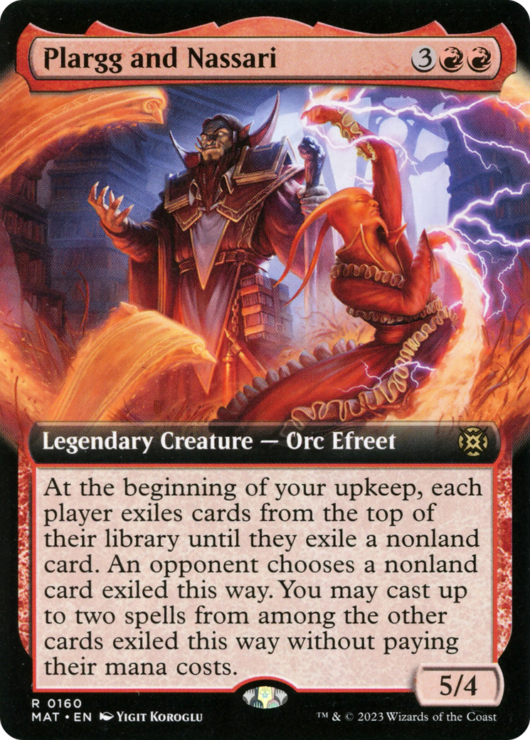 {R} Plargg and Nassari (Extended Art) [March of the Machine: The Aftermath][MAT 160]