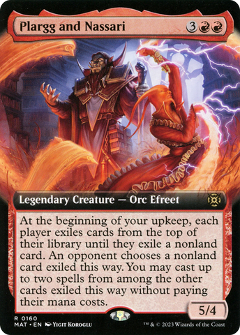 {R} Plargg and Nassari (Extended Art) [March of the Machine: The Aftermath][MAT 160]