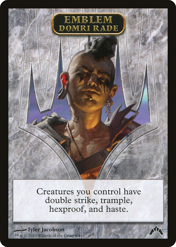 {T} Domri Rade Emblem [Gatecrash Tokens][TGTC 008] - Misty Mountain Games