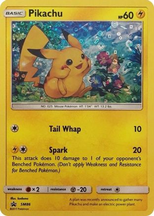 [PKM-R] Pikachu (SM86) (General Mills Promo) [Sun & Moon: Black Star Promos]