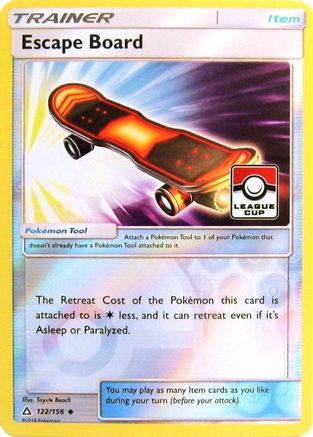 [PKM] Escape Board (122/156) (League Promo) [Sun & Moon: Ultra Prism]