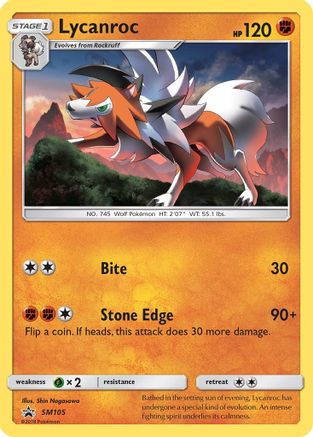 [PKM] Lycanroc (SM105) [Sun & Moon: Black Star Promos]
