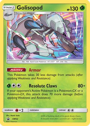 [PKM-R] Golisopod (SM52) [Sun & Moon: Black Star Promos]