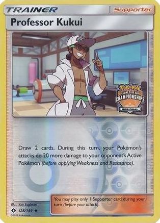 [PKM] Professor Kukui (128/149) (Regional Championship Promo) [Sun & Moon: Base Set]