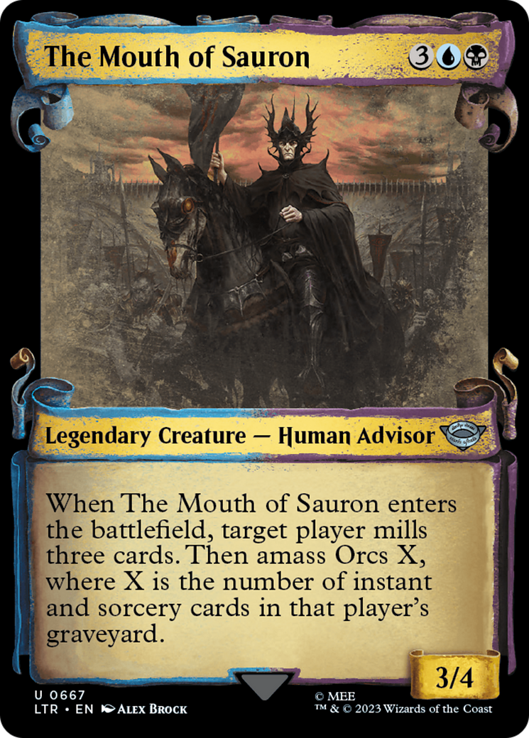 {C} The Mouth of Sauron [The Lord of the Rings: Tales of Middle-Earth Showcase Scrolls][LTR 667]