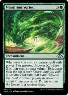 {C} Monstrous Vortex [Modern Horizons 3][MH3 162]