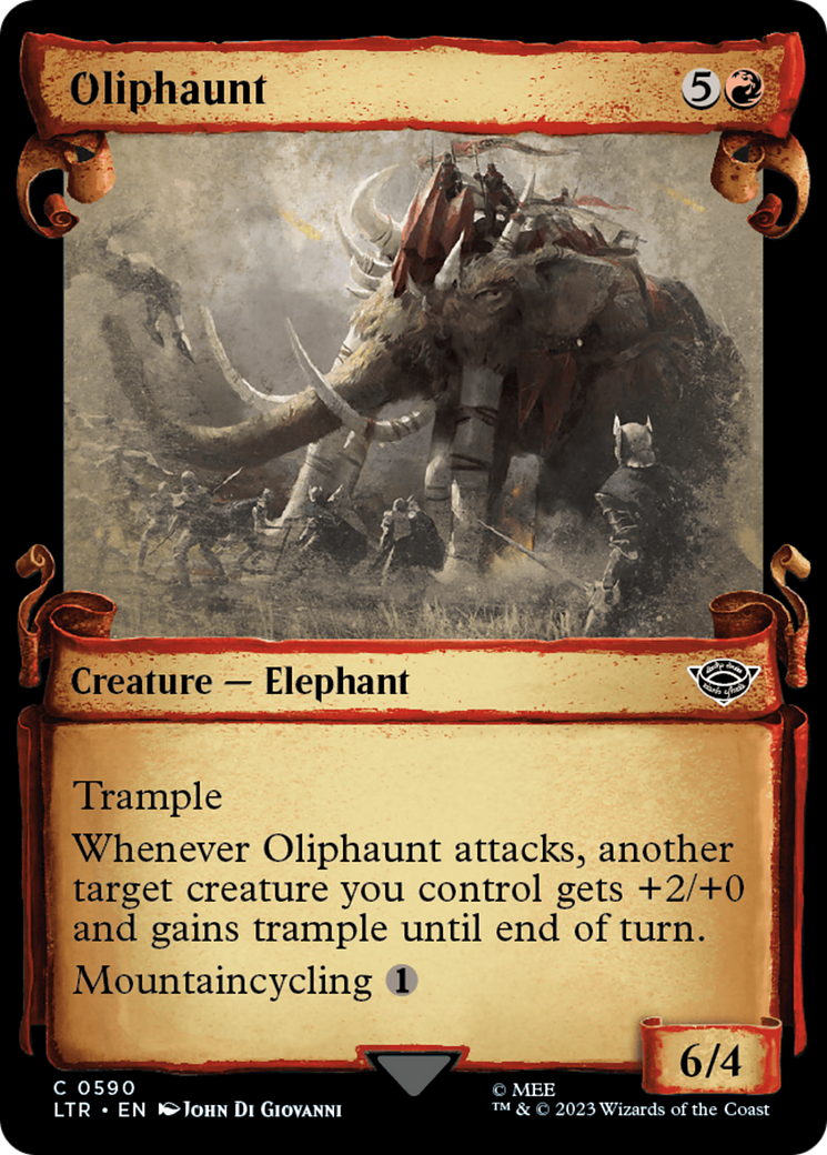 {C} Oliphaunt [The Lord of the Rings: Tales of Middle-Earth Showcase Scrolls][LTR 590]