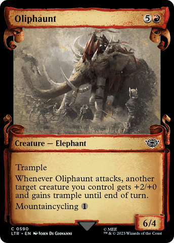 {C} Oliphaunt [The Lord of the Rings: Tales of Middle-Earth Showcase Scrolls][LTR 590]