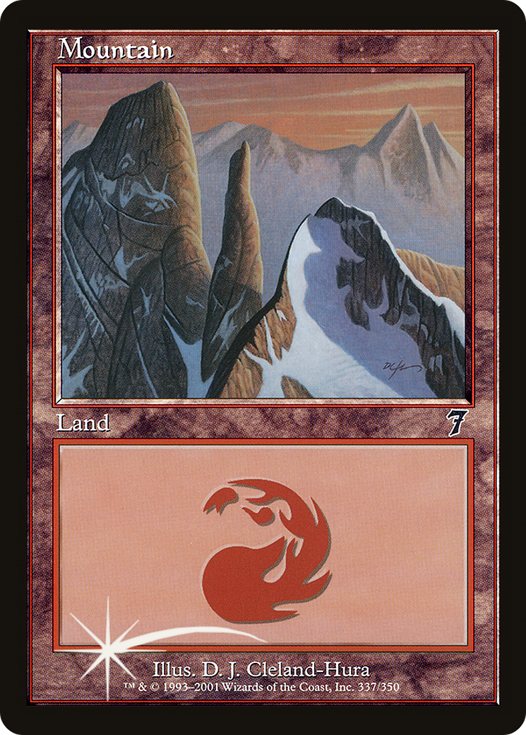 {B}[7ED 337] Mountain (337) [Seventh Edition]
