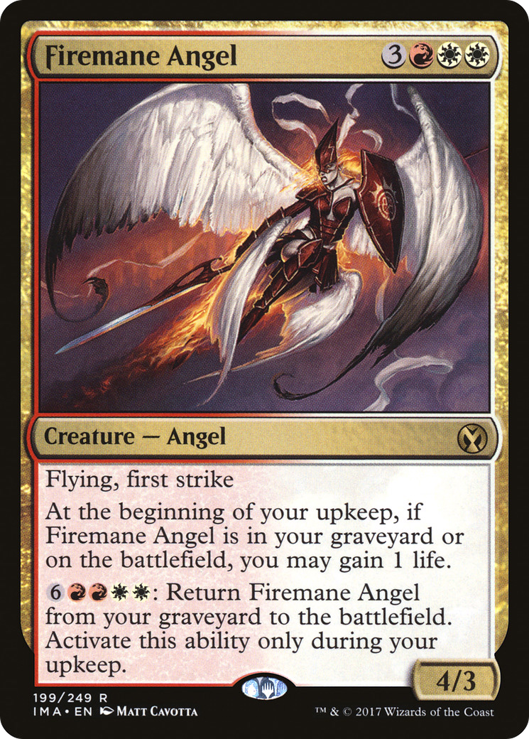 {R} Firemane Angel [Iconic Masters][IMA 199] - Misty Mountain Games