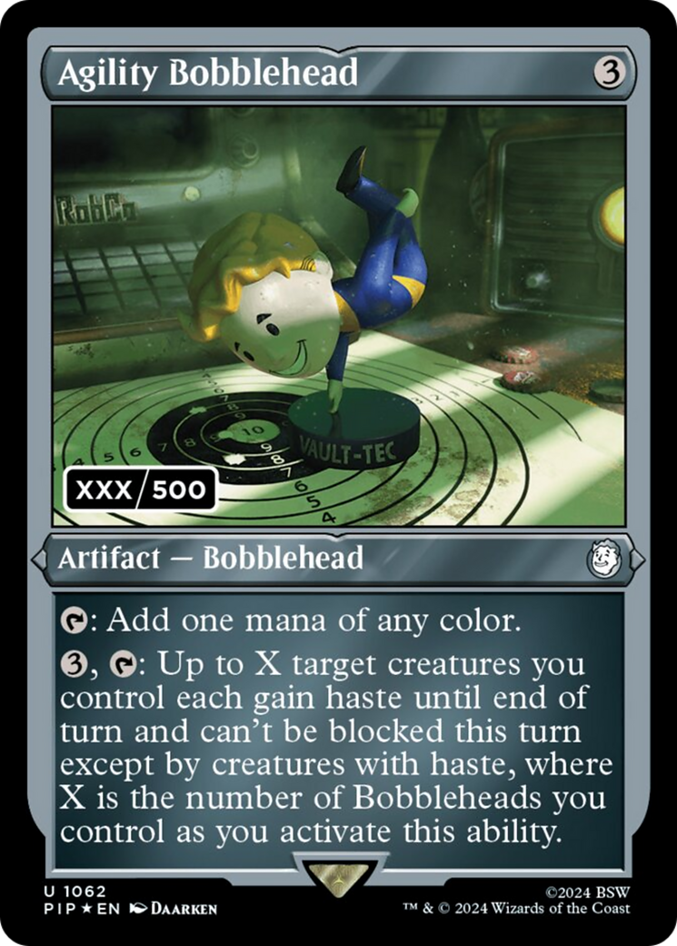 {C} Agility Bobblehead (Serial Numbered) [Fallout][PIP 1062]