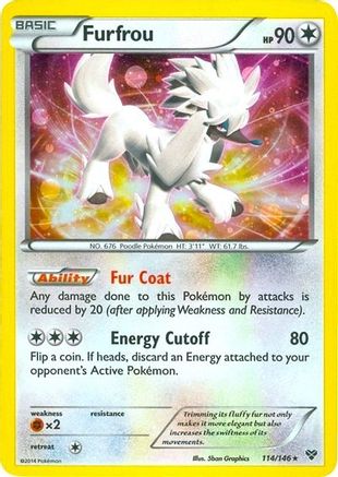 [PKM] Furfrou (114/146)(Cosmos Holo) (Blister Exclusive) [XY: Base Set]