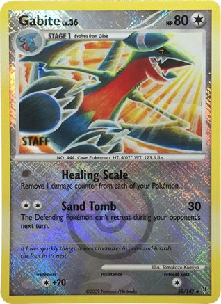 [PKM] Gabite (59/147) (Championship Promo Staff) [Platinum: Supreme Victors]